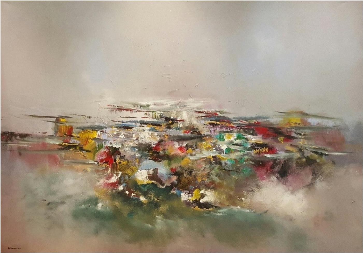 Ahmed Al Khazmari - Harmony in Chaos - Abstract Art