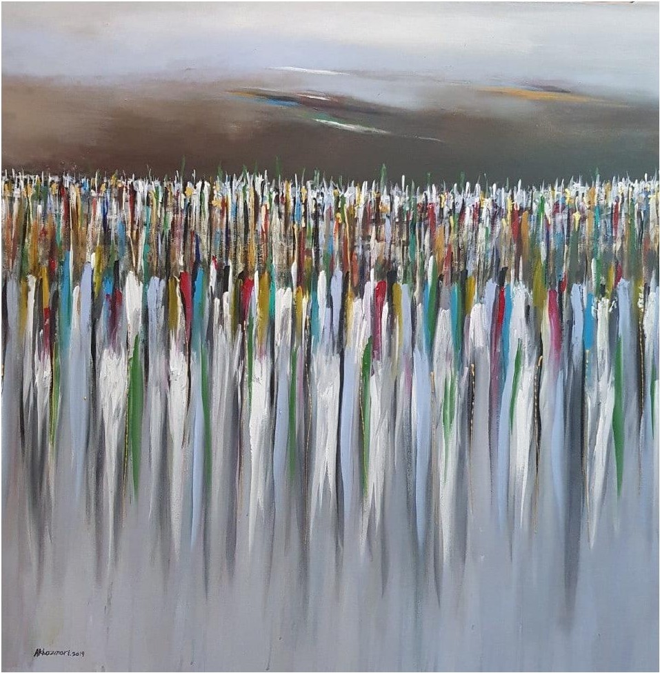 Ahmed Al Khazmari - Mosaic of Existence - Abstract Art