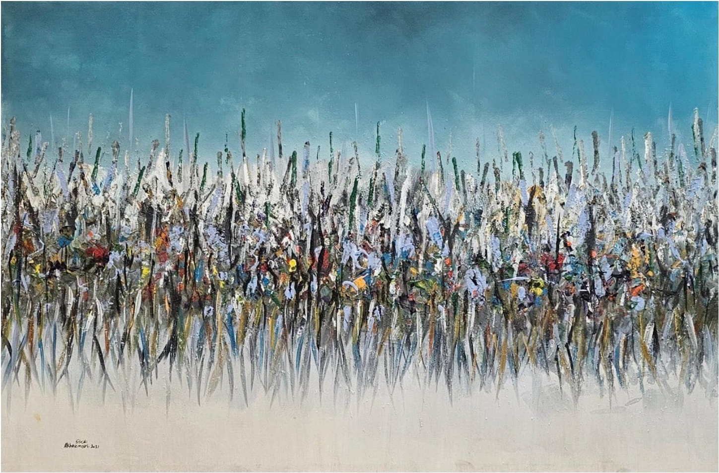 Ahmed Al Khazmari - 001150x100 - Abstract Art