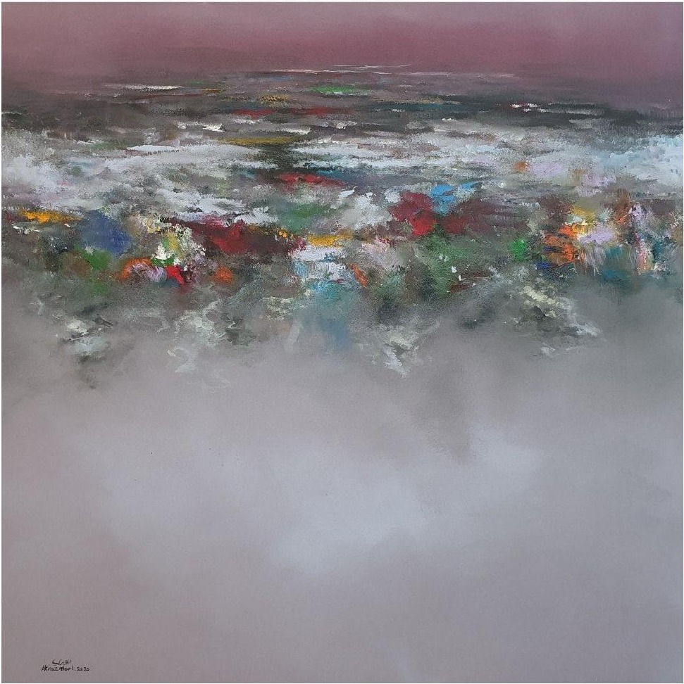 Ahmed Al Khazmari - Twilight Shroud - Abstract Art
