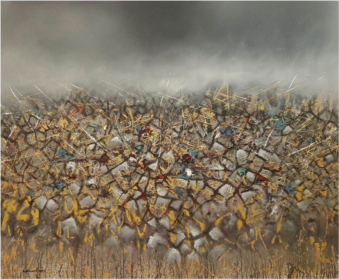 Ahmed Al Khazmari - Rhythms of the Earth - Abstract Art