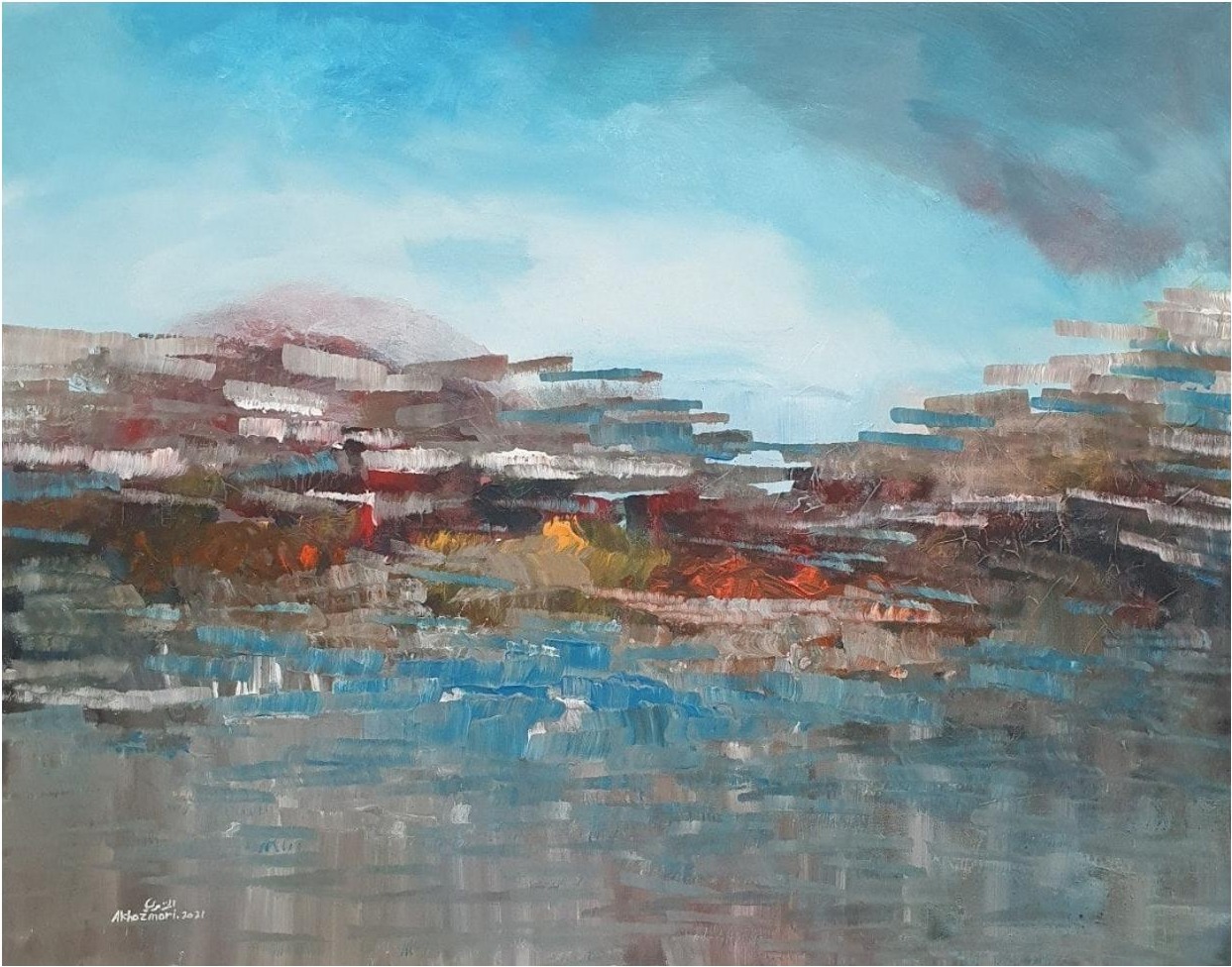 Ahmed Al Khazmari - Harmonious Dissonance - Abstract Art