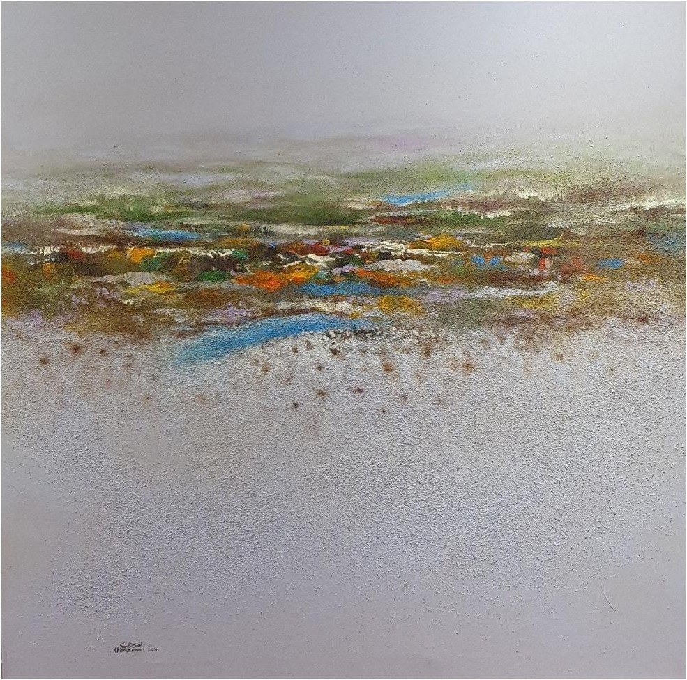 Ahmed Al Khazmari - Emerging Silence - Abstract Art