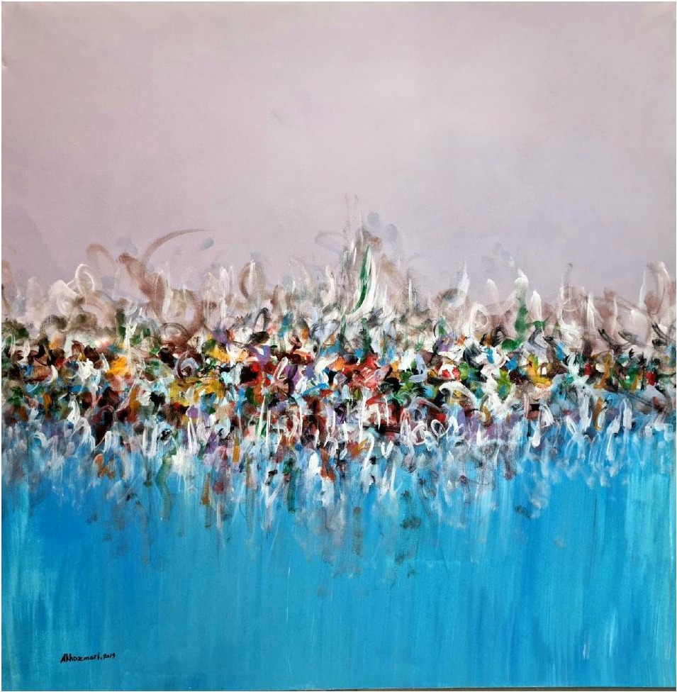 Ahmed Al Khazmari - Whispers of the Sea - Abstract Art