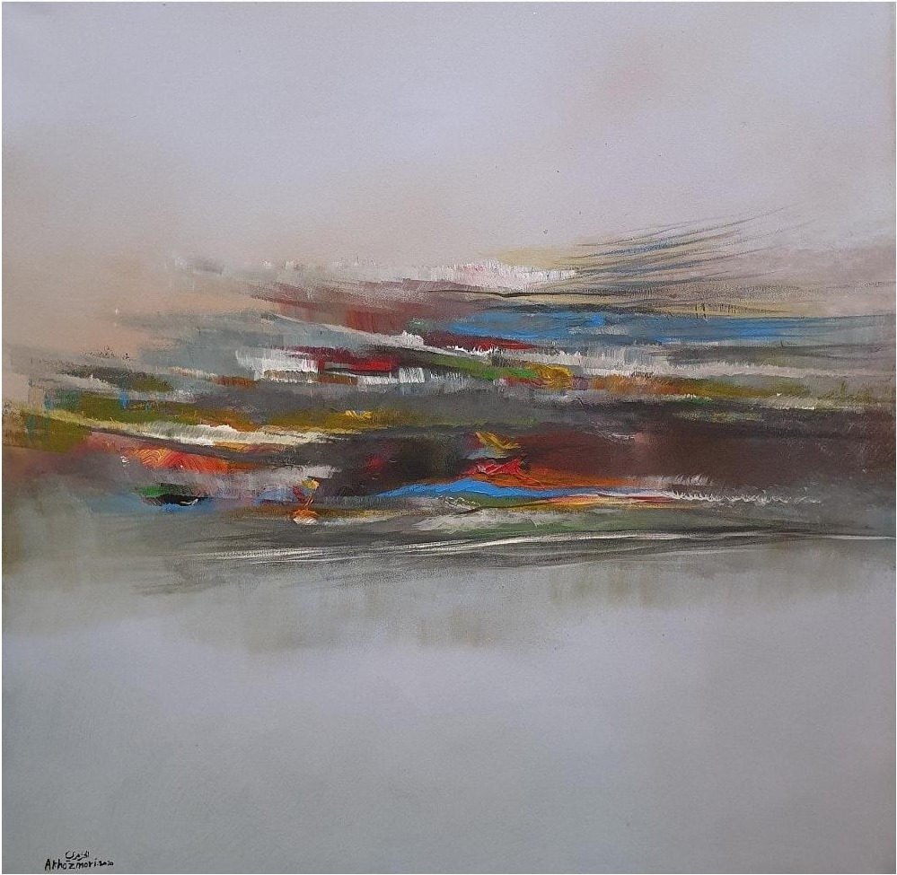 Ahmed Al Khazmari - Temporal Layers - Abstract Art