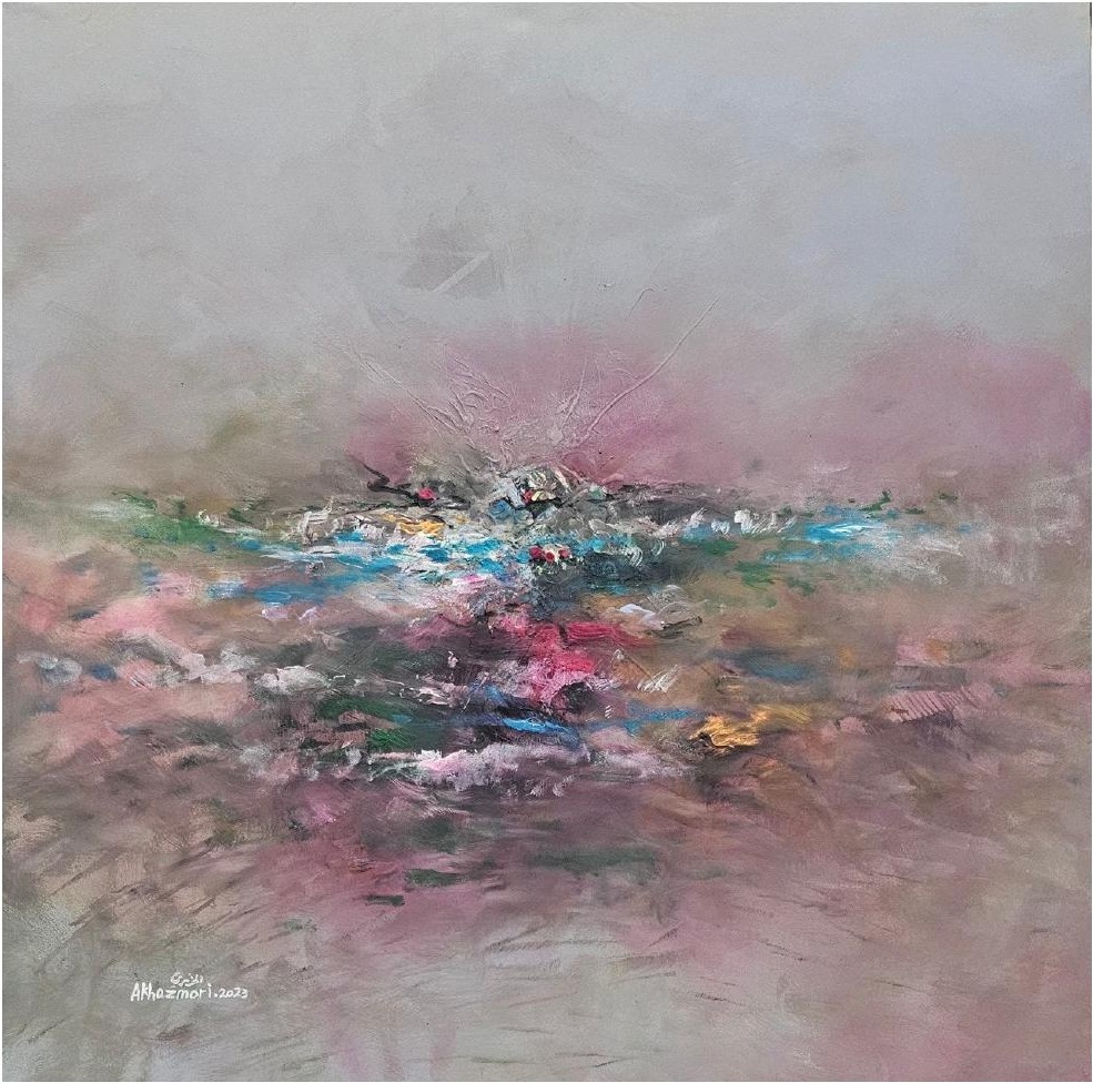 Ahmed Al Khazmari - Symphony in Mist - Abstract Art