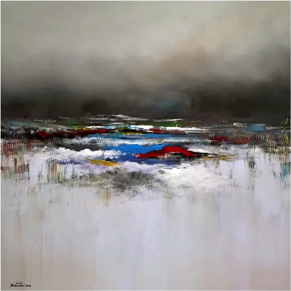 Ahmed Al Khazmari - Storm's Respite - Abstract Art