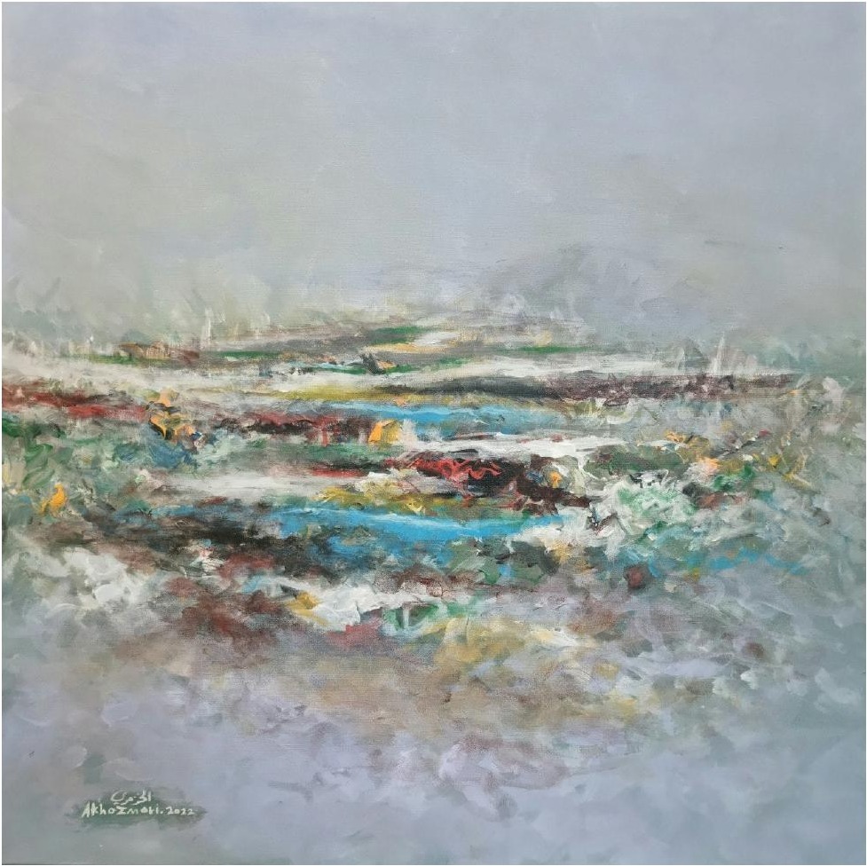 Ahmed Al Khazmari - Serene Complexity - Abstract Art