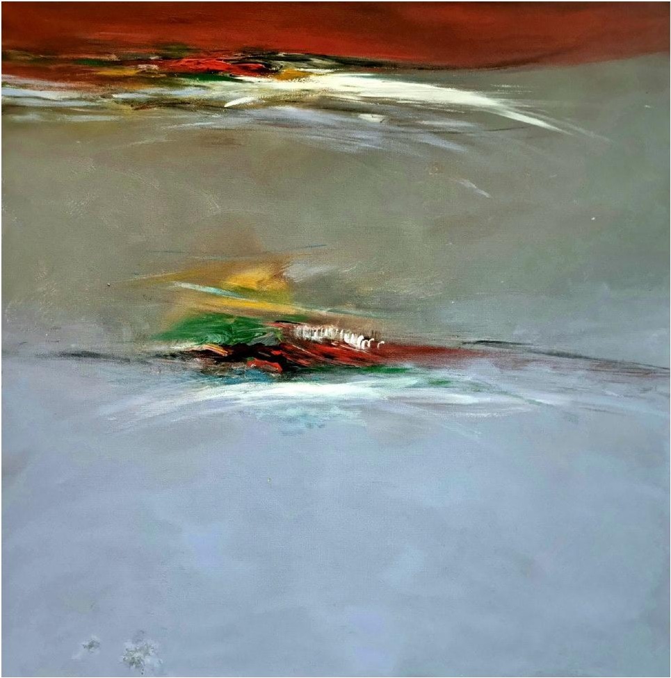 Ahmed Al Khazmari - Desert Mirage - Abstract Art