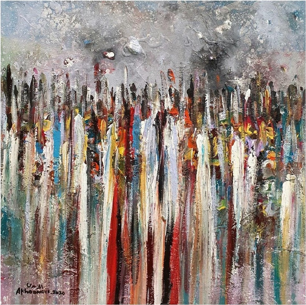 Ahmed Al Khazmari - Convergence in Chaos - Abstract Art