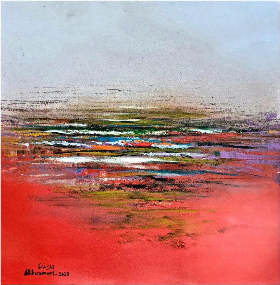 Ahmed Al Khazmari - Whispers of the Earth - Abstract Art