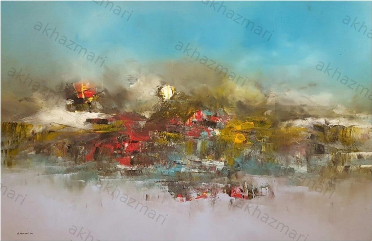 Ahmed Al Khazmari - The Glimmer of Hope - Abstract Art