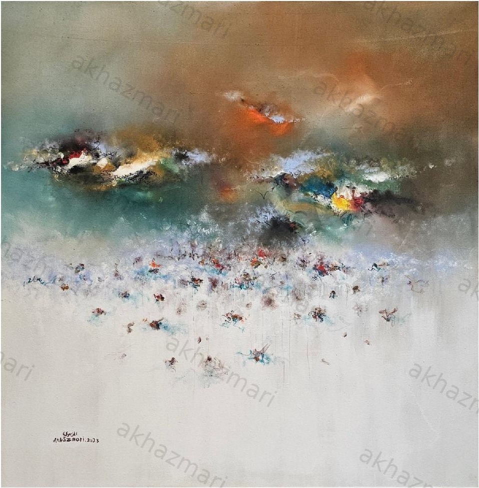 Ahmed Al Khazmari - Whispers of Eternity - Abstract Art