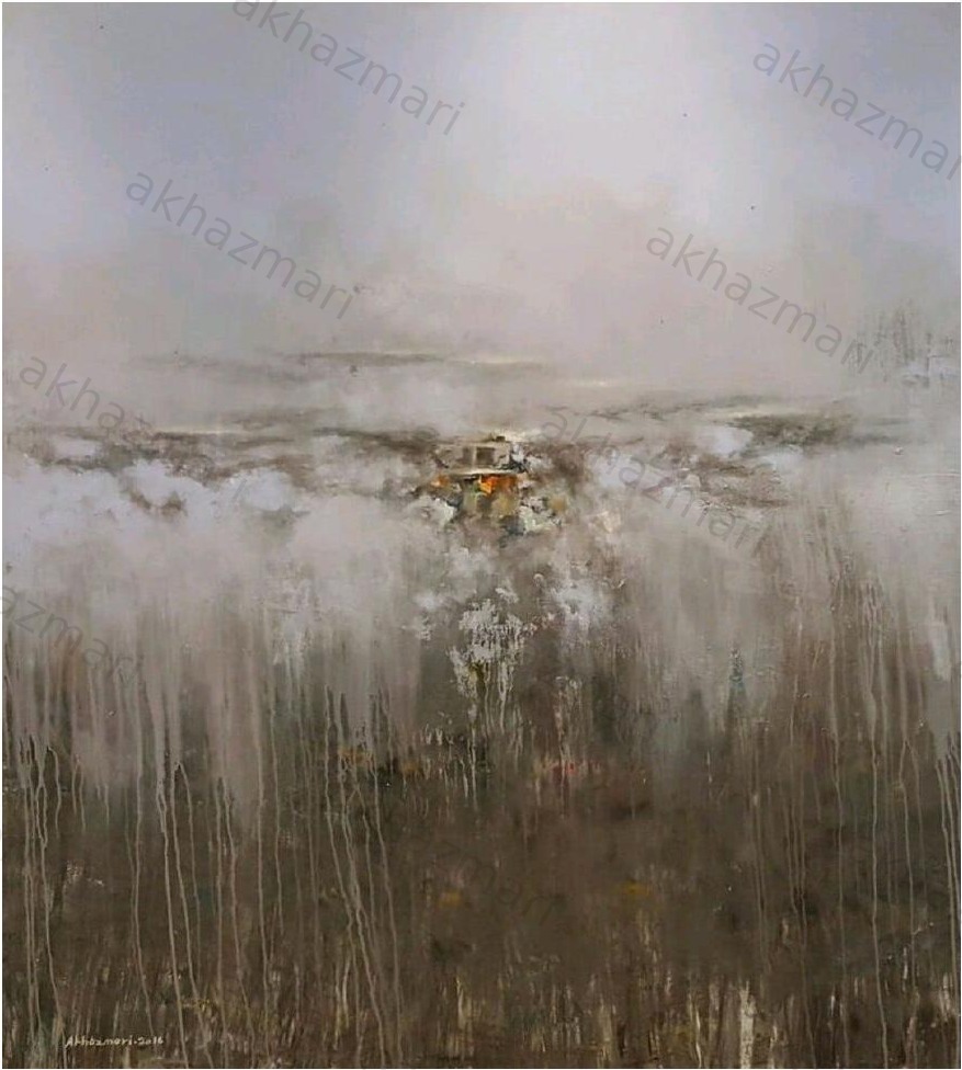 Ahmed Al Khazmari - Whispers of Tranquility - Abstract Art