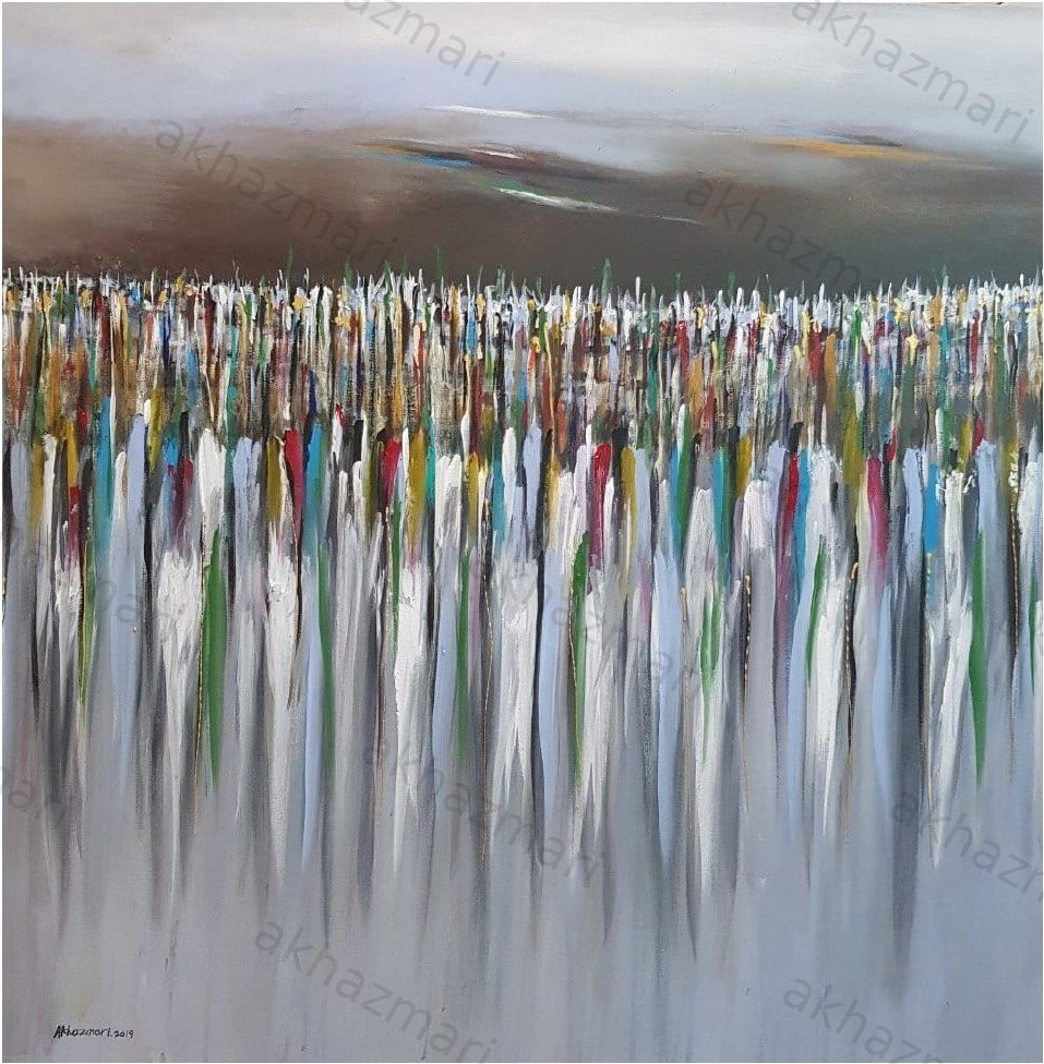 Ahmed Al Khazmari - Mosaic of Existence - Abstract Art