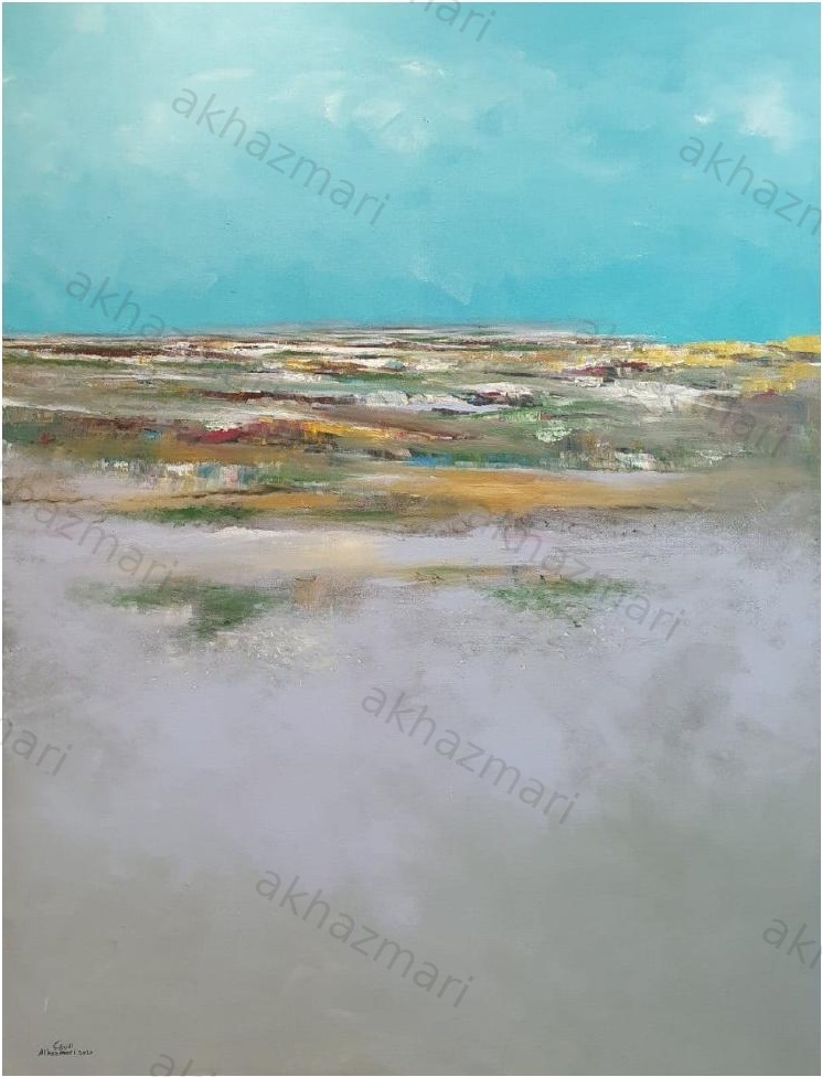 Ahmed Al Khazmari - Horizon of Hope - Abstract Art