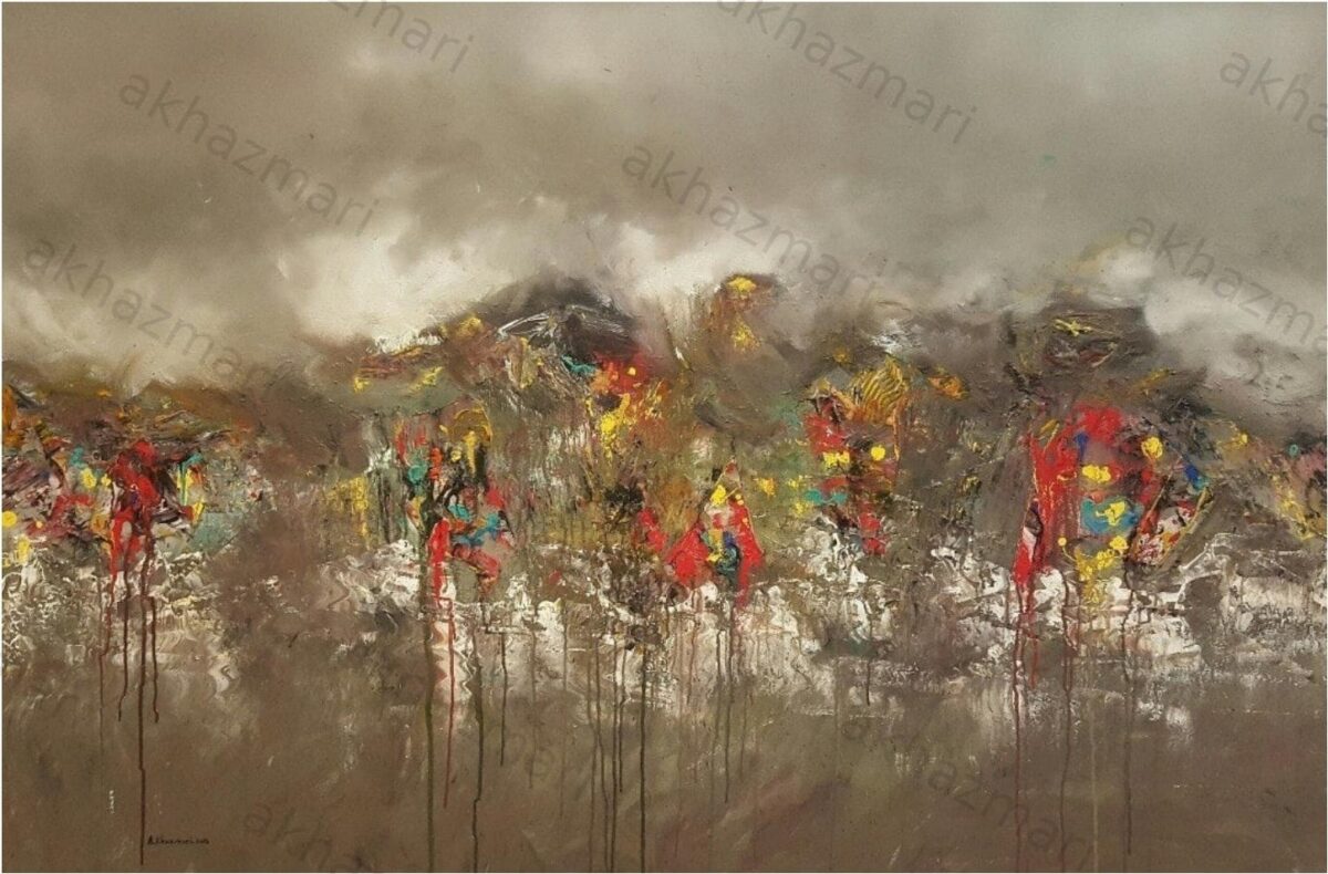 Ahmed Al Khazmari - Storm of Life - Abstract Art