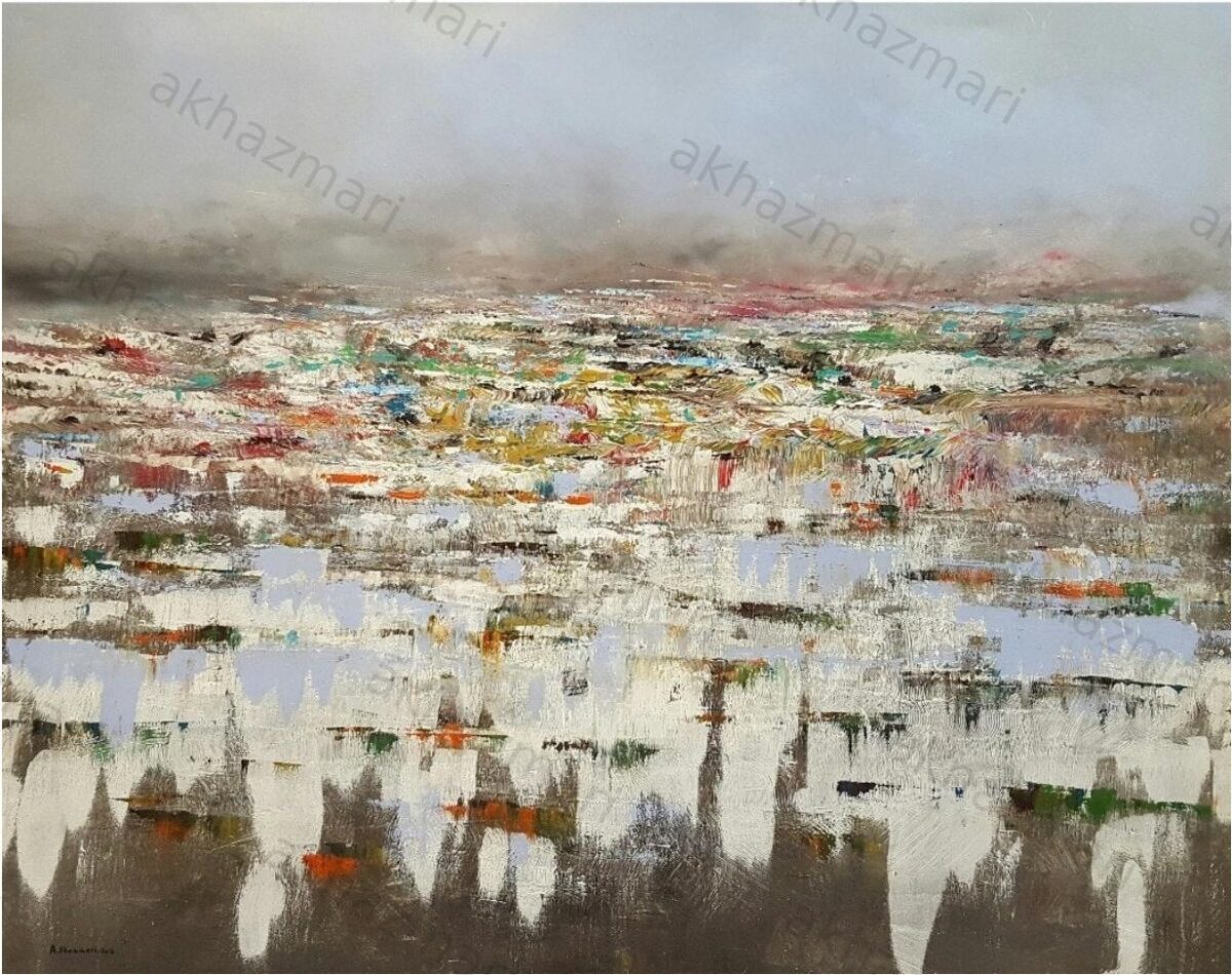 Ahmed Al Khazmari - Reflections of Time - Abstract Art