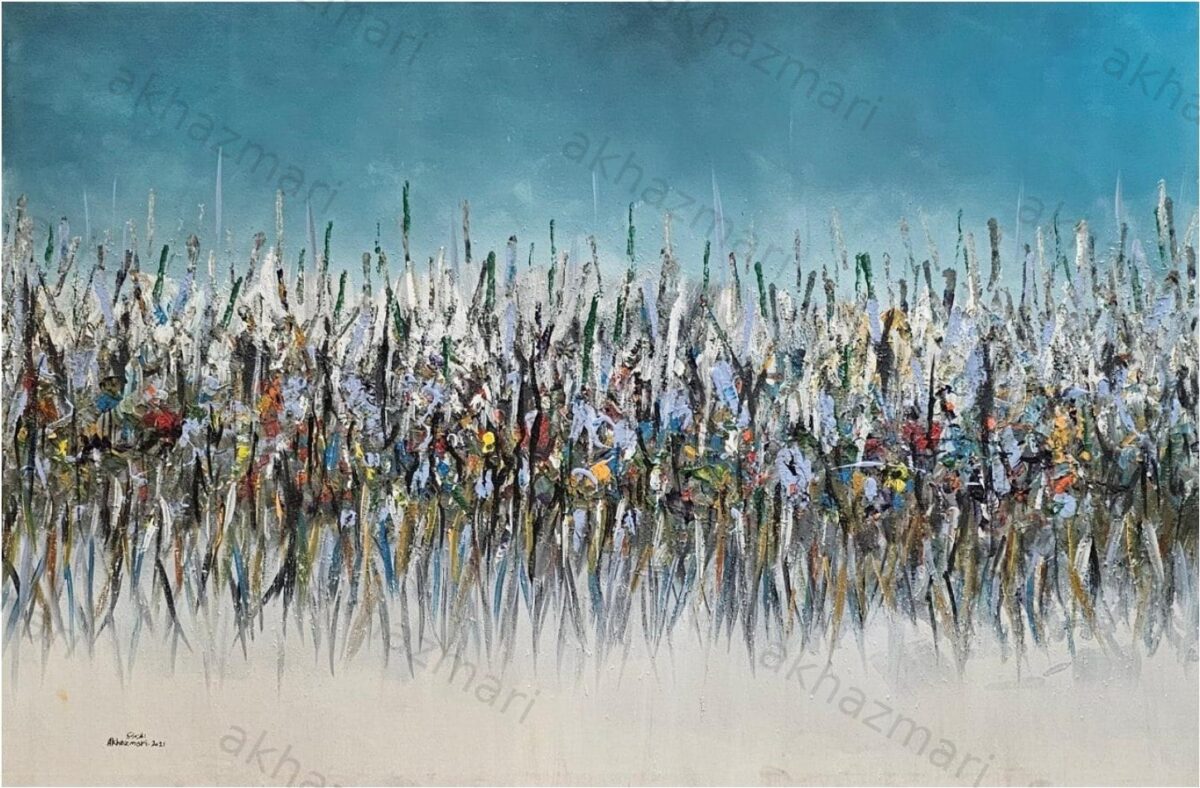 Ahmed Al Khazmari - 001150x100 - Abstract Art