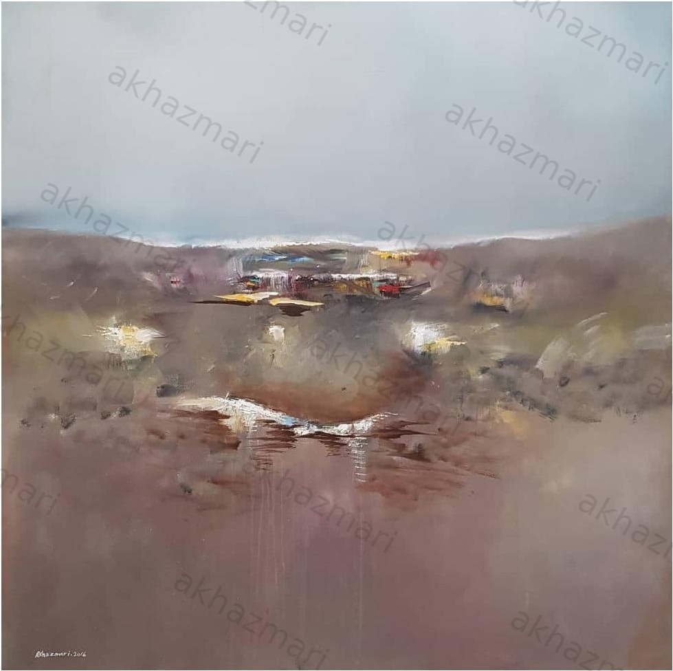 Ahmed Al Khazmari - Whispers of the Horizon - Abstract Art