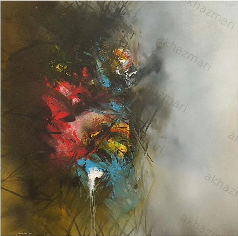 Ahmed Al Khazmari - Vivid Reminiscence - Abstract Art