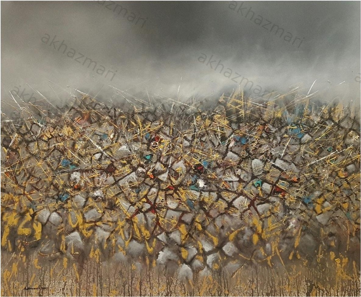Ahmed Al Khazmari - Rhythms of the Earth - Abstract Art