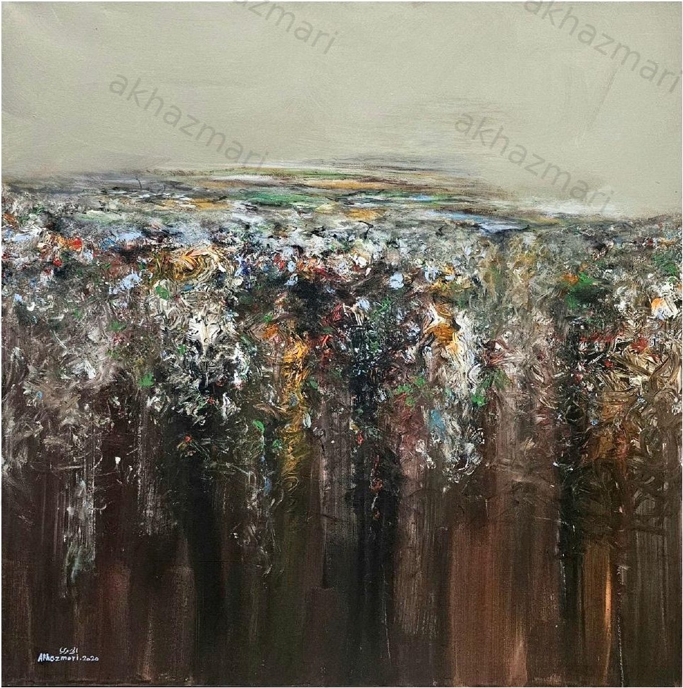 Ahmed Al Khazmari - Whispers of the Earth - Abstract Art