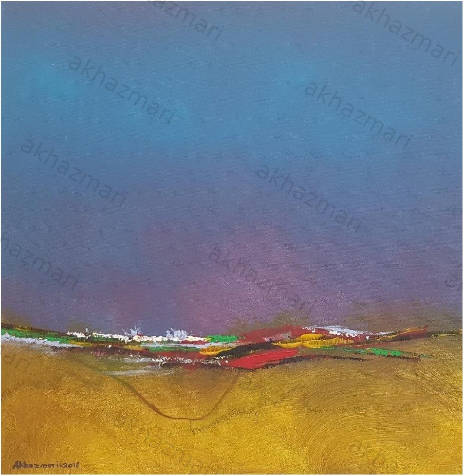 Ahmed Al Khazmari - Horizon of Hues - Abstract Art
