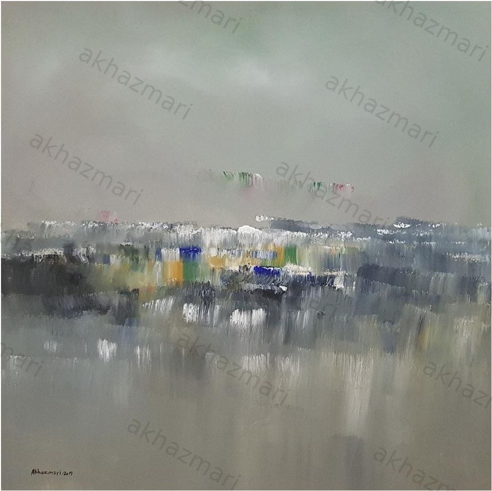 Ahmed Al Khazmari - Harmony in Haze - Abstract Art