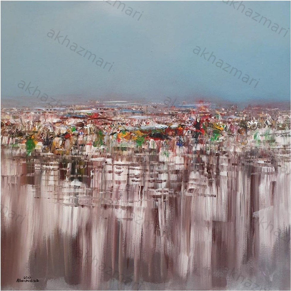 Ahmed Al Khazmari - City's Pulse - Abstract Art