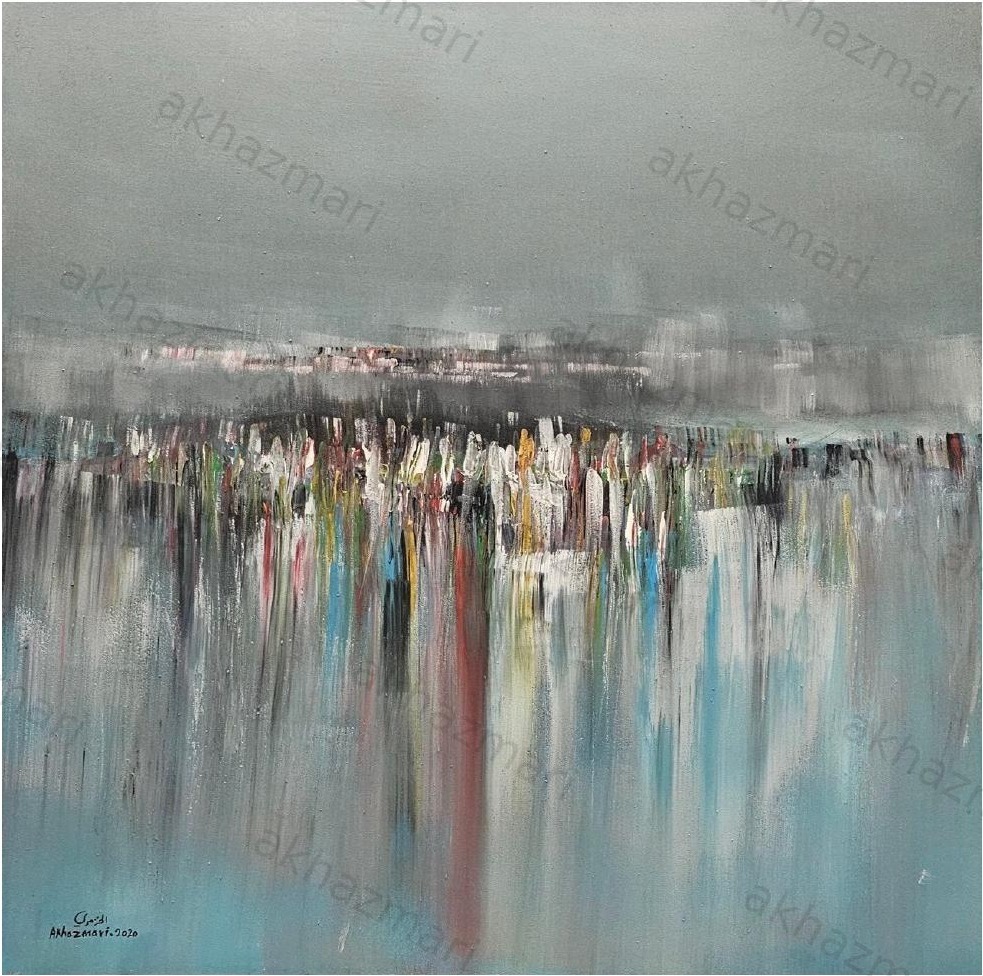 Ahmed Al Khazmari - Echoes of Souls - Abstract Art