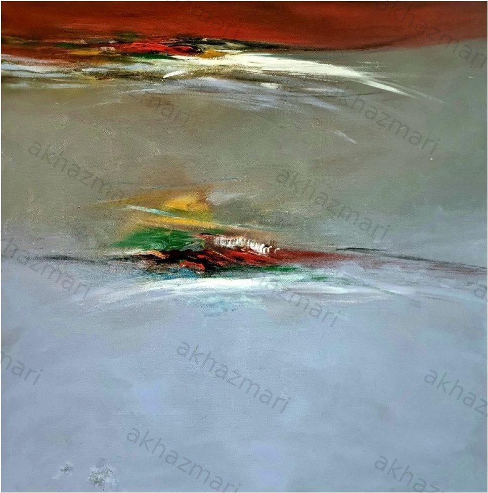 Ahmed Al Khazmari - Desert Mirage - Abstract Art