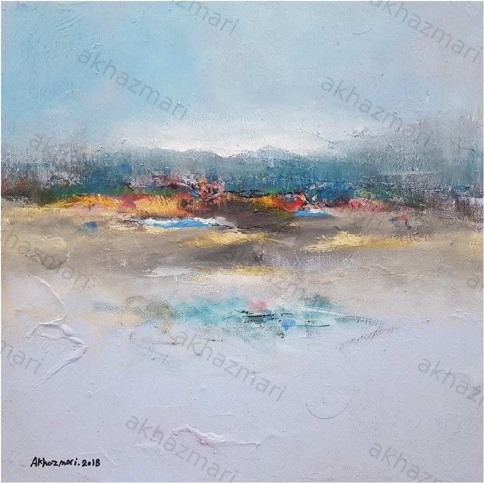 Ahmed Al Khazmari - Whispers of Dawn - Abstract Art