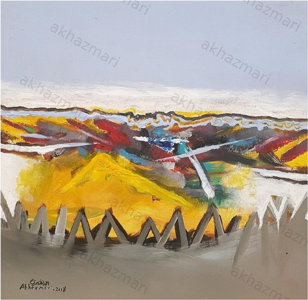 Ahmed Al Khazmari - Sands of Time - Abstract Art