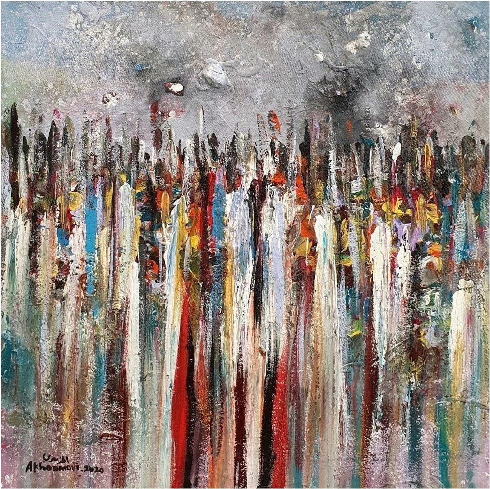 Ahmed Al Khazmari - Convergence in Chaos - Abstract Art