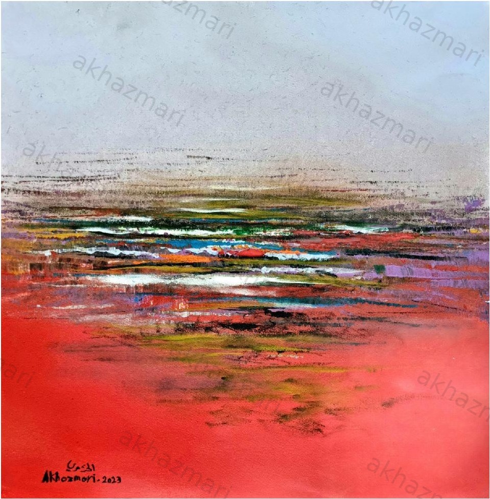 Ahmed Al Khazmari - Whispers of the Earth - Abstract Art